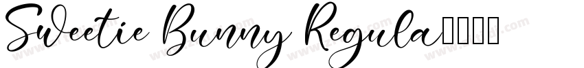 Sweetie Bunny Regula字体转换
